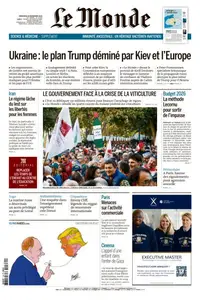 Le Monde du Mercredi 26 Novembre 2025