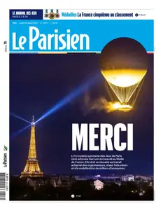 Le Parisien du Lundi 12 Août 2024