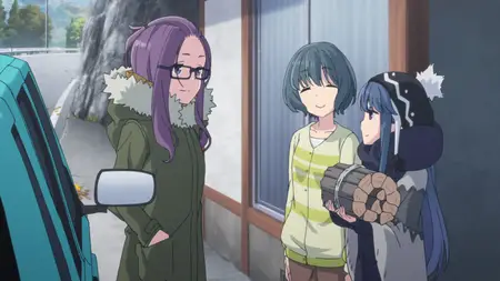 Yuru Camp 06 - Meat and Fall Colors and the Mystery Lake