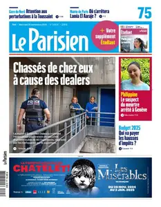 Le Parisien du Mercredi 25 Septembre 2024