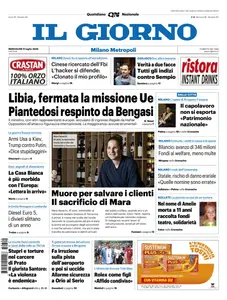Il Giorno Milano Metropoli - 9 Luglio 2025