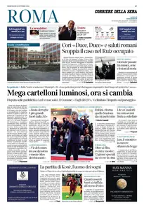 Corriere della Sera Roma - 15 Ottobre 2025