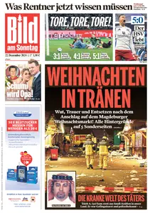 Bild am Sonntag - 22 Dezember 2024