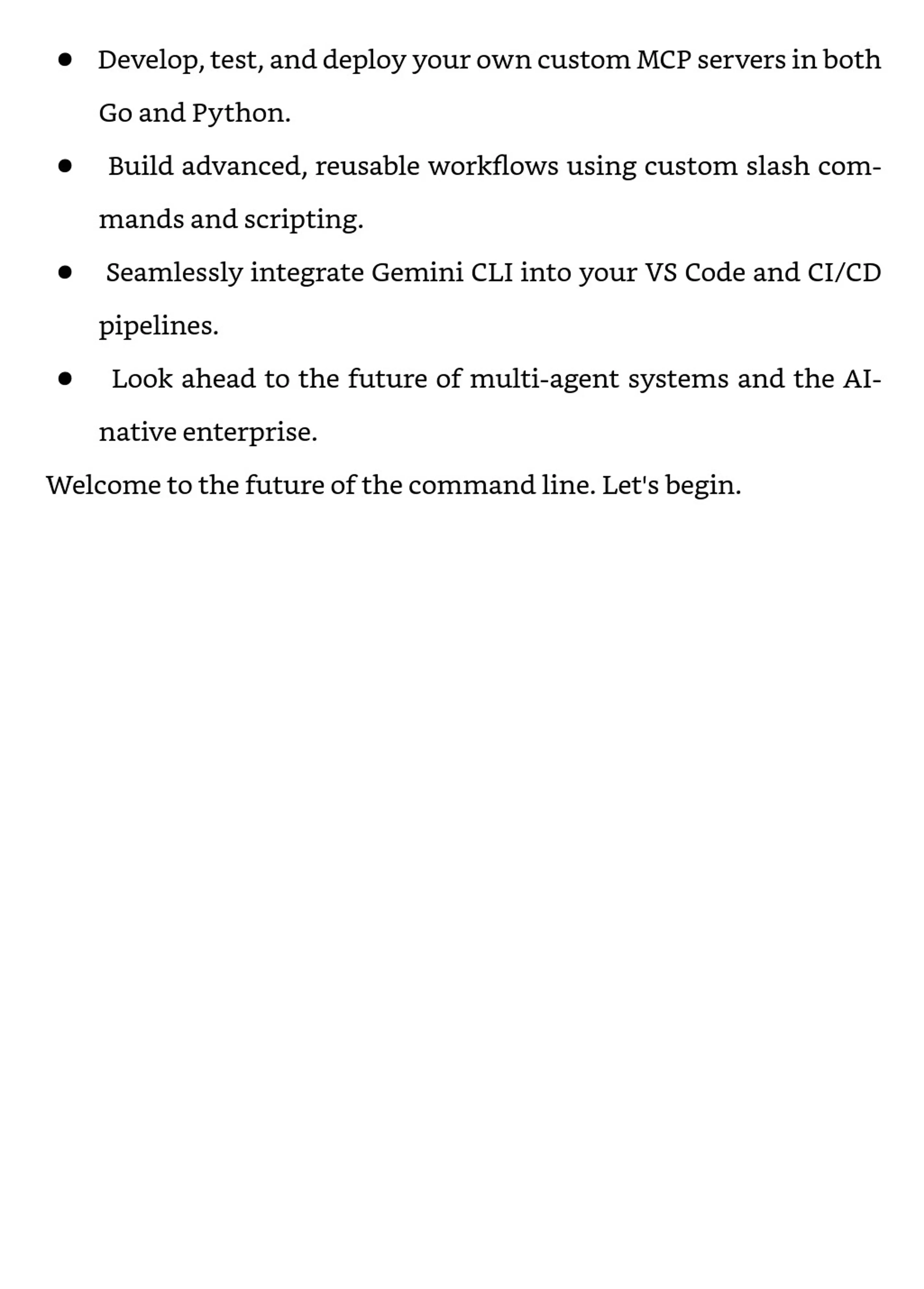 Gemini CLI and MCP