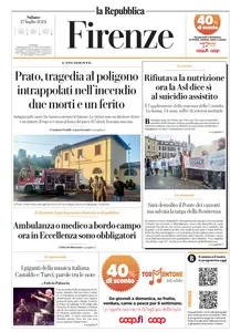 la Repubblica Firenze - 27 Luglio 2024