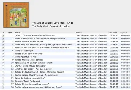 The Early Music Consort of London - The Art of Courtly Love (Box - 3 LP / FLAC)