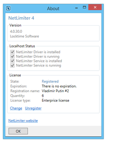 Locktime Software NetLimiter Enterprise 4.0.30.0