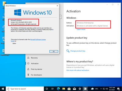 Windows 10 Enterprise 21H1 10.0.19043.1023 (x86/x64) Multilingual Preactivated