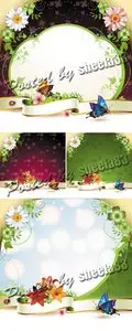 Beautiful Natural Backgrounds Vector