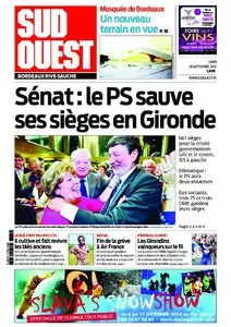Sud Ouest (Gironde)  Du Lundi 29 Septembre 2014