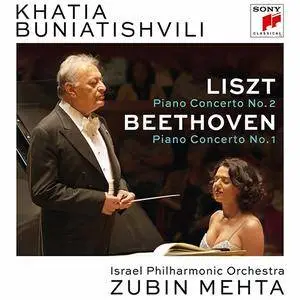 Khatia Buniatishvili, Zubin Mehta, Israel Philharmonic Orchestra - Liszt & Beethoven - Piano Concertos (2015)