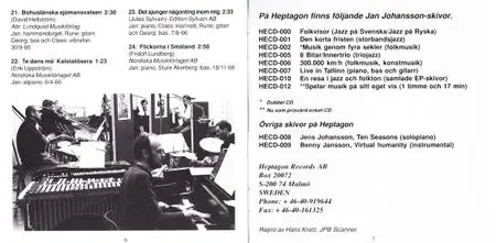 Jan Johansson - Spelar Musik Pa Sitt Eget Vis (1995) {Heptagon Records HECD-012 rec 1964-1966}