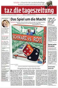 Tageszeitung TAZ vom 01 Oktober 2013