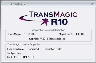 TransMagic Expert R10 version 10.01