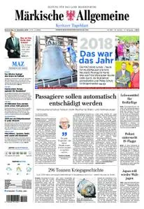 Märkische Allgemeine Kyritzer Tageblatt - 27. Dezember 2018