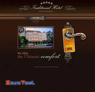 SimaVera 300110064 Traditional hotel Flash template