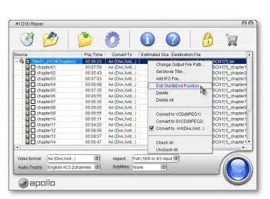 Apollo No1 DVD Ripper v7.2.1
