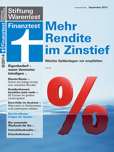 Finanztest September 09/2014