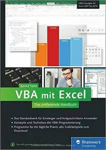 VBA mit Excel: Das umfassende Handbuch, Auflage: 2