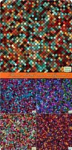 Mosaic abstract vector background 17