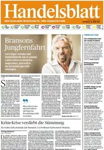 Handelsblatt vom Mittwoch, 26. März 2014