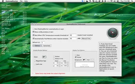 DesktopMonitor v1.3 Mac OS X