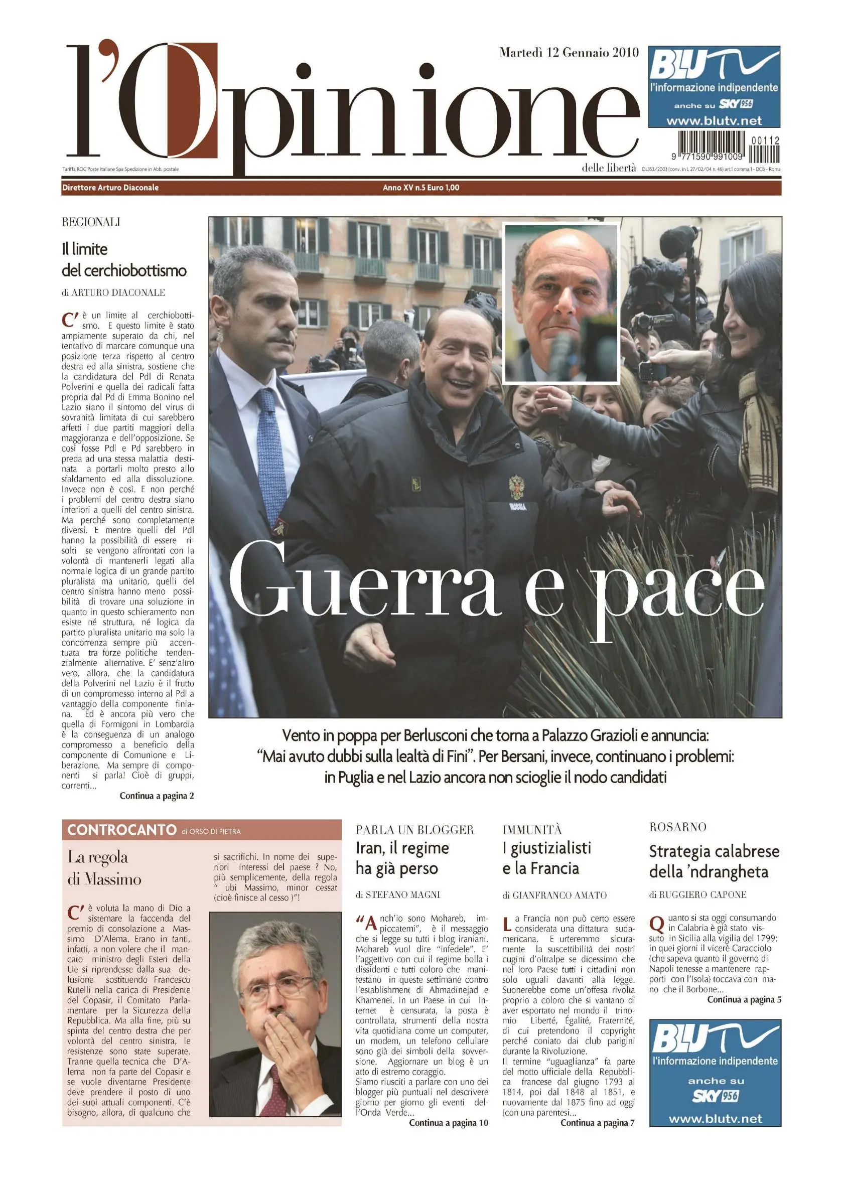 L'Opinione 12.01.2010