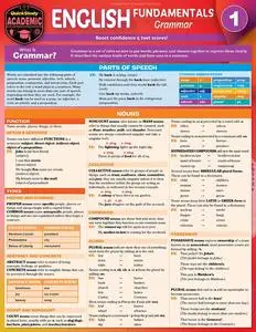 English Fundamentals 1 - Grammar (QuickStudy Academic)