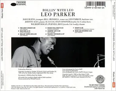 Leo Parker - Rollin' With Leo (1980) [RVG Edition, 2009] Repost