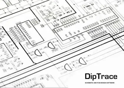 DipTrace 4.1.0.1 with 3D Libraries