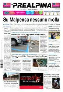 La Prealpina - 7 Settembre 2017