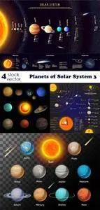 Vectors - Planets of Solar System 3