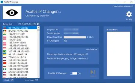 Asoftis IP Changer 1.5