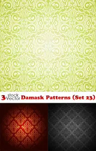Vectors - Damask Patterns (Set 23)