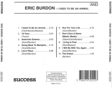 Eric Burdon – I Used To Be An Animal (1997)