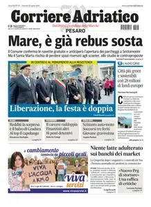 Corriere Adriatico Pesaro - 26 Aprile 2024