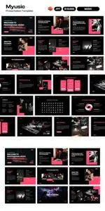 Myusic - Music Powerpoint Template UXW23HT