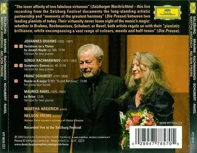 Martha Argerich & Nelson Freire ‎- Salzburg: Johannes Brahms, Sergey Rachmaninov, Franz Schubert, Maurice Ravel (2009)
