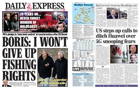 Daily Express – January 28, 2020