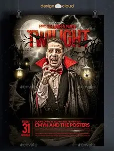 GraphicRiver The Epic Twilight Halloween Party Flyer Template