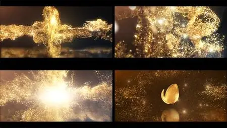 Luxury Gold Explosion Logo 39217908