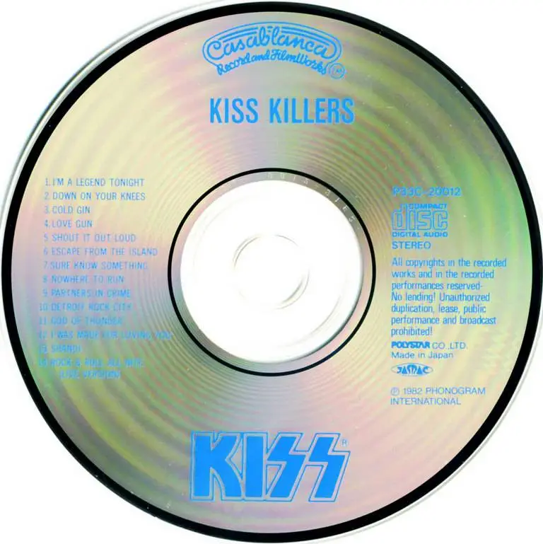 Kiss - Kiss Killers (1982) {1986, Japan 1st Press} / AvaxHome