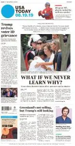 USA Today - August 19, 2019