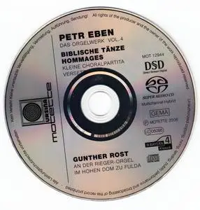 Petr Eben - Das Orgelwerk, Volume 4 - Gunther Rost (2006) {Motette MOT12944}
