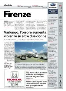la Repubblica Firenze - 6 Ottobre 2018