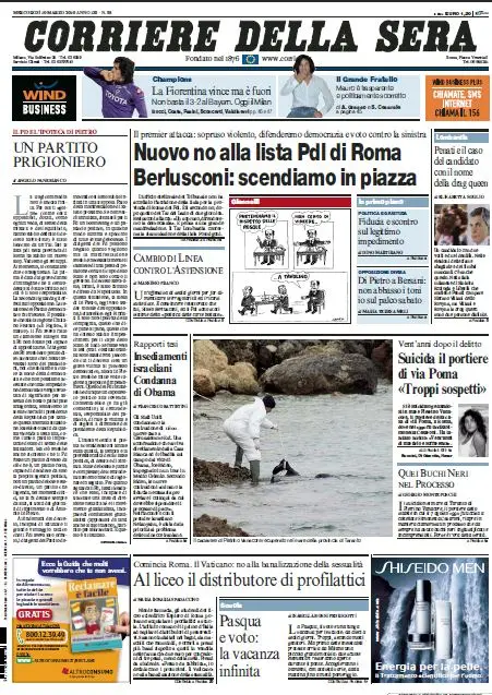 Il Corriere della Sera (10-03-10)