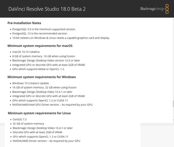 Blackmagic Design DaVinci Resolve Studio 18.0b2 Linux