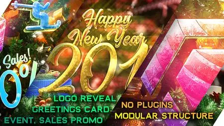 New Year Pack - Logo Reveal, Sale and Event Promo - Project for After Effects (VideoHive)