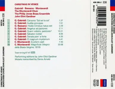 John Eliot Gardiner, The Monteverdi Choir, The Philip Jones Brass Ensemble - Christmas in Venice (1992)