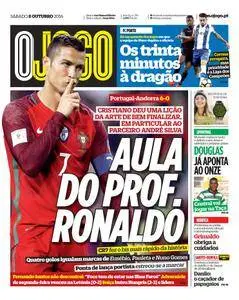 O Jogo - 8 de outubro de 2016